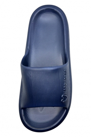 Papuci tip Cloud Slides pentru barbati, Tecos®, albastru, marime 40-41, 26 centimetri, ultra confortabili, antiderapanti, ideali pentru interior si exterior [3]