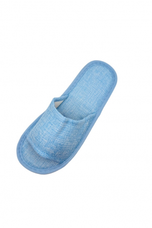 Papuci usori de casa pentru dama, Tecos®, albastru deschis, marime 36-37, greutate redusa, talpa joasa, 23 centimetri [5]