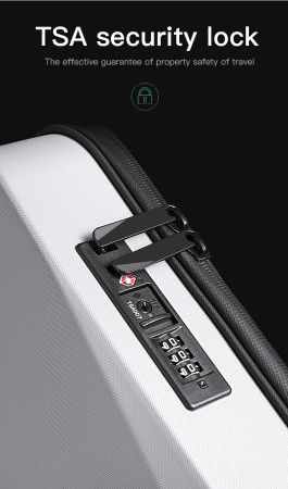 Rucsac business antifurt pentru laptop 15.6", Tecos, carcasa dură impermeabilă, cu port de încărcare USB și sistem antifurt, 45X8X30 centimetri, negru [10]