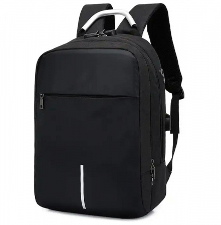 Rucsacuri - Rucsac de Călătorie Cracos, Negru – Antifurt, Port USB, Compartiment Laptop
