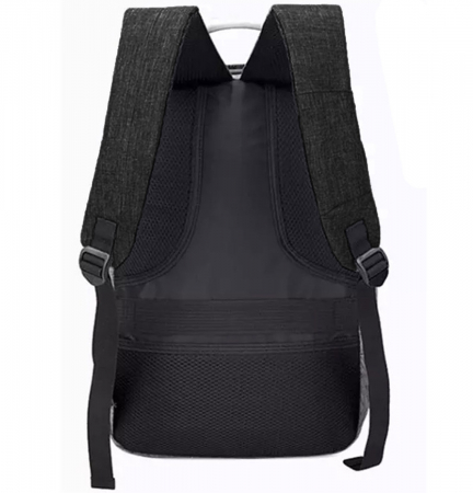 Rucsac de Călătorie Cracos, Negru – Antifurt, Port USB, Compartiment Laptop [5]
