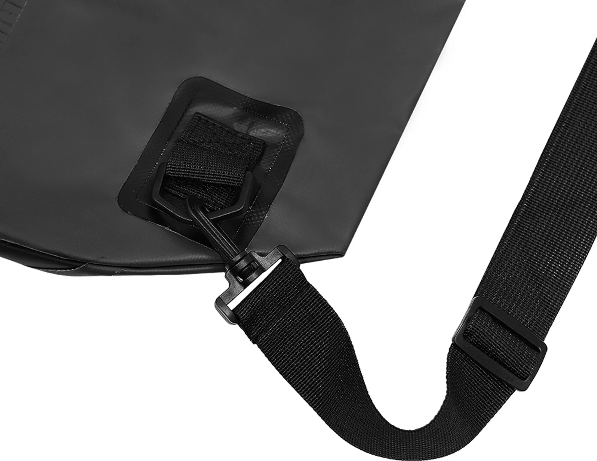 Rucsac impermeabil DryBag Tecos 10L negru pentru drumeții și sporturi nautice [4]