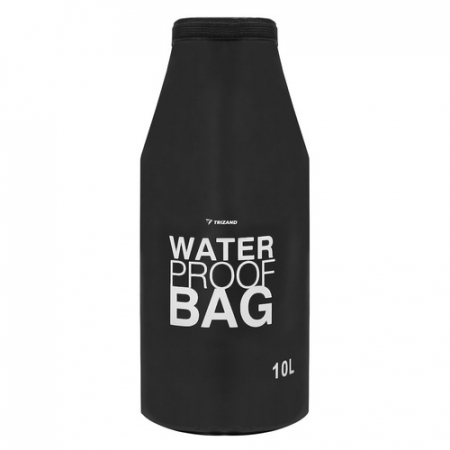Rucsac impermeabil DryBag Tecos 10L negru pentru drumeții și sporturi nautice [2]