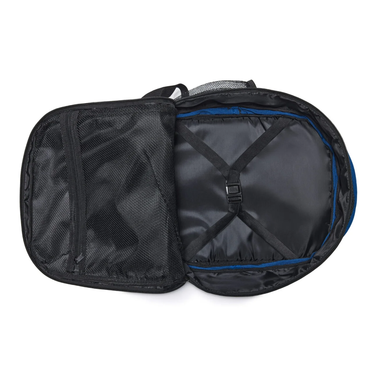 Rucsac extensibil CabinFly Aircruiser 40x30x15-20 cm albastru pentru bagaj de mână gratuit în avion [4]