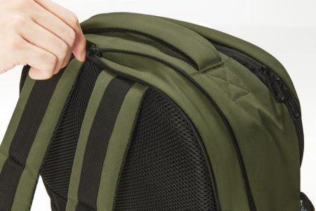 Rucsac extensibil CabinFly Aircruiser 40x30x15-20 cm verde pentru bagaj de mână gratuit în avion [4]