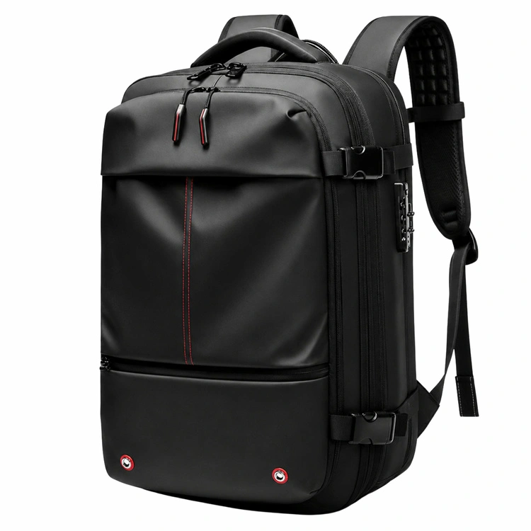 Rucsacuri - Rucsac extensibil Cracos cu compartiment vacuum, lacăt TSA, USB-C și pompă electrică inclusă