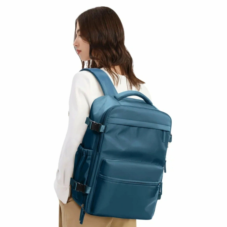 Rucsac extensibil cu vacuum Cracos 50x35x16 cm verde cu pompă electrică [2]