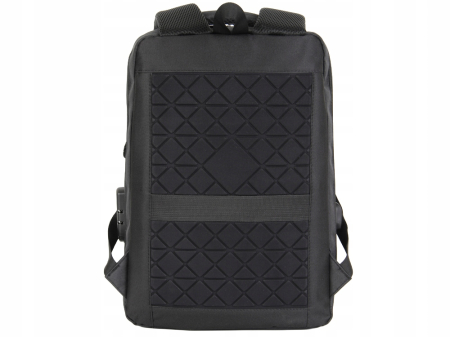 Rucsac laptop antifurt Cracos 44x32x12 hard shell fata port USB compartimente multiple [4]