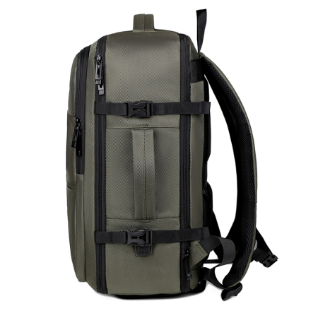 Rucsac Extensibil Laptop Cracos Verde 45x31x18-25 cm Capacitate 36-55L Impermeabil [17]
