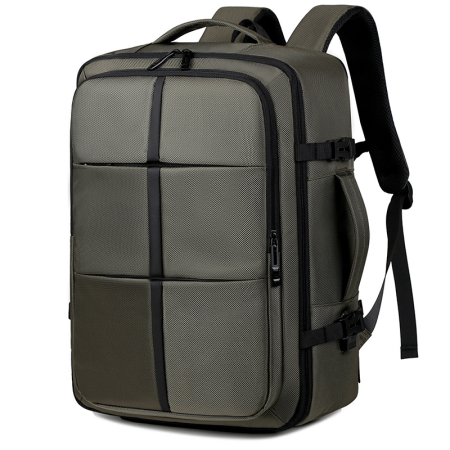 Rucsacuri - Rucsac Extensibil Laptop Cracos Verde 45x31x18-25 cm Capacitate 36-55L Impermeabil