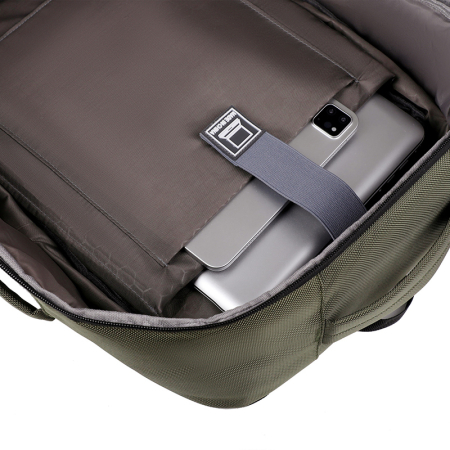 Rucsac Extensibil Laptop Cracos Verde 45x31x18-25 cm Capacitate 36-55L Impermeabil [7]