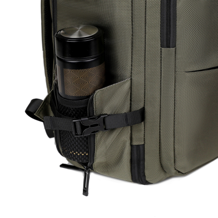 Rucsac Extensibil Laptop Cracos Verde 45x31x18-25 cm Capacitate 36-55L Impermeabil [19]