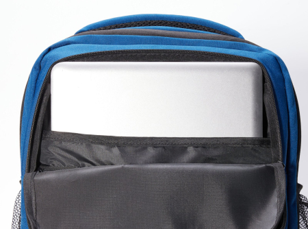 Rucsac hibrid, cu roti și mâner ajutător, 40x30x20 cm, bagaj de mana gratuit pentru Ryanair, Wizzair, Hisky, Animawings sau DanAir, albastru [9]