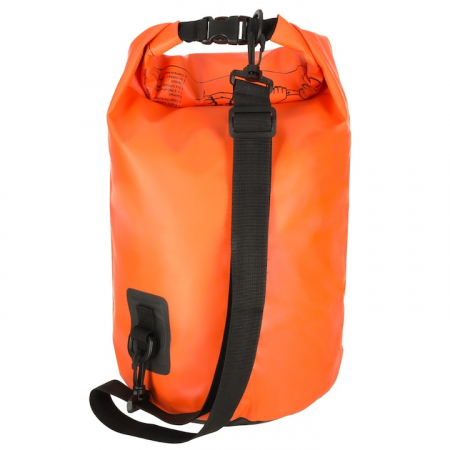 Rucsac impermeabil de tip drybag, Tecos, capacitate 15 L, portocaliu, pentru activitati de exterior [1]