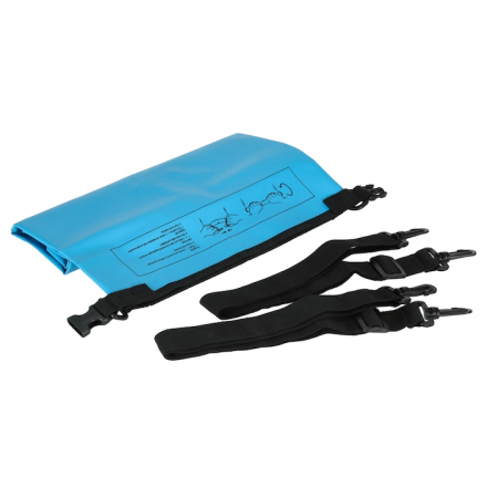 Rucsac impermeabil de tip drybag, Tecos, capacitate 30 L, albastru, pentru activitati de exterior [3]