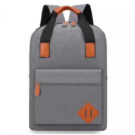Rucsac multifunctional Cracos®, 15", 3 piese, rucsac, borseta de umar, plic, 30x12x42 centimetri, ideal pentru activitati cotidiene, gri [3]