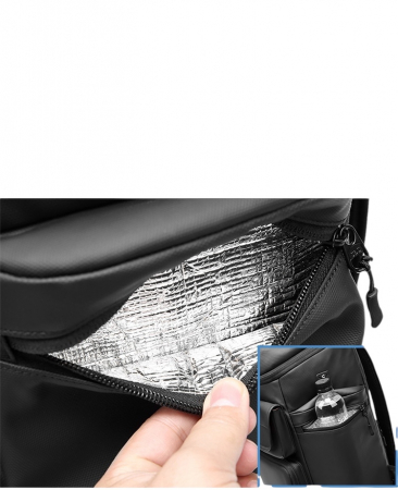 Rucsac Multifuncțional Premium Cracos, 30L, Negru – Port USB, Compartimente Laptop & Încălțăminte [10]