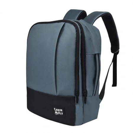 Rucsacuri - Rucsac pentru calatorii, CabinFly Bellanca 40x30x15 cm, albastru, ideal bagaj de mana pentru LOT, Finnair, SAS sau Turkish Airlines