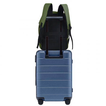 Rucsac pentru calatorii, CabinFly Bellanca 40x30x15 cm, verde, ideal bagaj de mana pentru LOT, Finnair, SAS sau Turkish Airlines [2]