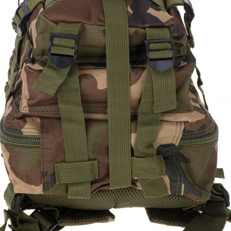 Rucsac tactic militar, Cracos®, dimensiuni 45x22.5x21.5cm, verde camuflaj, ideal pentru drumetii, activitati in natura sau expeditii [6]