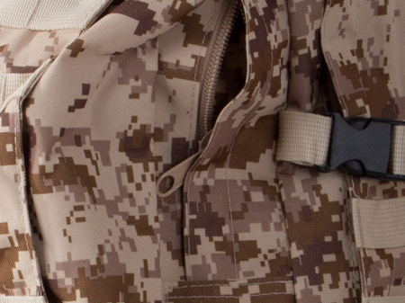 Rucsac tactic militar, Cracos®, dimensiuni 50x55x20cm, 45L, bej, ideal pentru drumetii, activitati in natura sau expeditii [5]