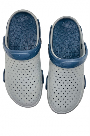 Saboti de gradina pentru barbati, din material EVA, gri inchis, marime 43, cu gauri pentru circulatia aerului, foarte usori, 27.5 centimetri [4]