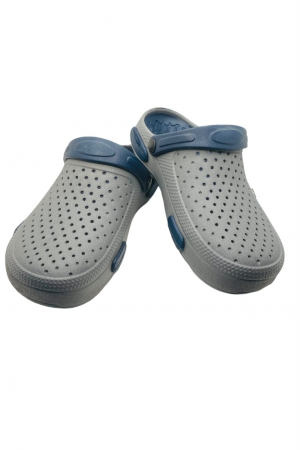 Saboti de gradina pentru barbati, din material EVA, gri inchis, marime 43, cu gauri pentru circulatia aerului, foarte usori, 27.5 centimetri [0]