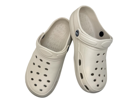 Papuci plaja dama - saboti-gradina-dama-eva-tecos-bej-tecos