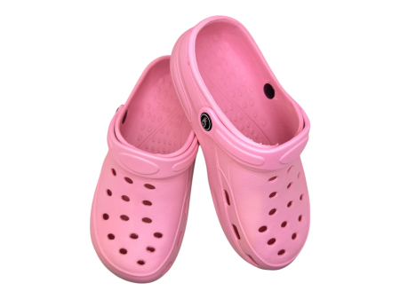 Papuci plaja dama - saboti-gradina-dama-eva-tecos-roz-tecos