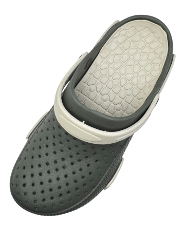 Saboti de gradina TECOS, kaki, 44 EU, material EVA, extrem de usori, cu gauri pentru circulatia aerului, 28 centimetri [3]