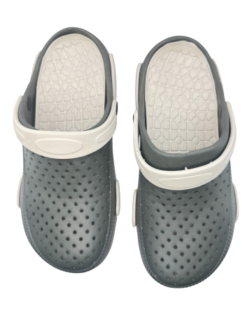 Saboti de gradina TECOS, kaki, 44 EU, material EVA, extrem de usori, cu gauri pentru circulatia aerului, 28 centimetri [4]