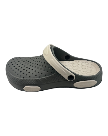 Saboti de gradina TECOS, kaki, 44 EU, material EVA, extrem de usori, cu gauri pentru circulatia aerului, 28 centimetri [1]