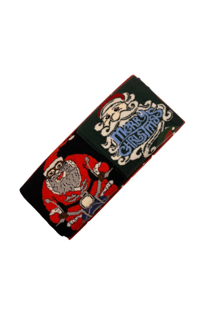 Set 2 Perechi Sosete Multicolore cu Model de Craciun, marime 41-44, 2 modele 41-44 [2]