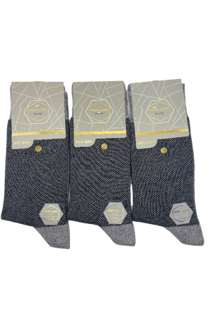 Set 6 perechi sosete din bumbac pentru barbati, gri si maro inchs, marimi 41-44 [1]