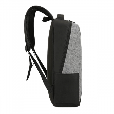 Set calatorie, rucsac, geanta si plic pentru adulti, 3 in 1, cablu USB, rezistent la apa, 2 culori, gri si negru [2]