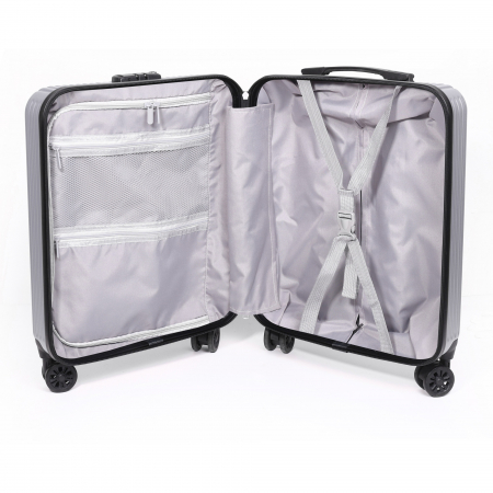 Set CabinFly Ryanair Priority – Troller și Rucsac Gri 55x40x20 cm [5]