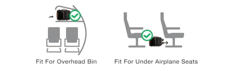 Set călătorie, rucsac Multifunctional Cracos®, maro , 46x36x20 cm, 36-55L, impermeabil, organizatoare bagaje si saculet incaltaminte incluse, ideal pentru vacanta, calatorit sau transport [2]