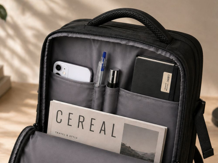Set calatorie rucsac vacuum Cracos 50x36x23 cm cu pompa electrica si accesorii incluse [8]