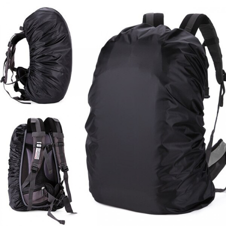 Set Rucsac Cracos Negru + Husă Ploaie – Bagaj Cabină Ryanair [4]