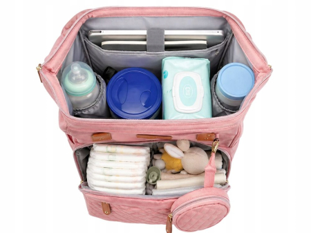 Set mamă și bebe Cracos MommyBag cu pătuț pliabil și gentuțe organizatoare impermeabile [6]