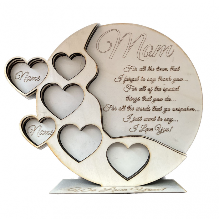 Suport Decorativ din Lemn Mama [1]