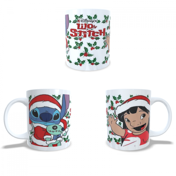 Cana de Craciun Lilo & Stitch | Design Disney Festiv [1]