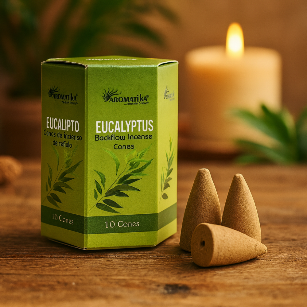 Aromatika Backflow Eucalyptus – Conuri Parfumate, 10 buc – CraftMystic [3]