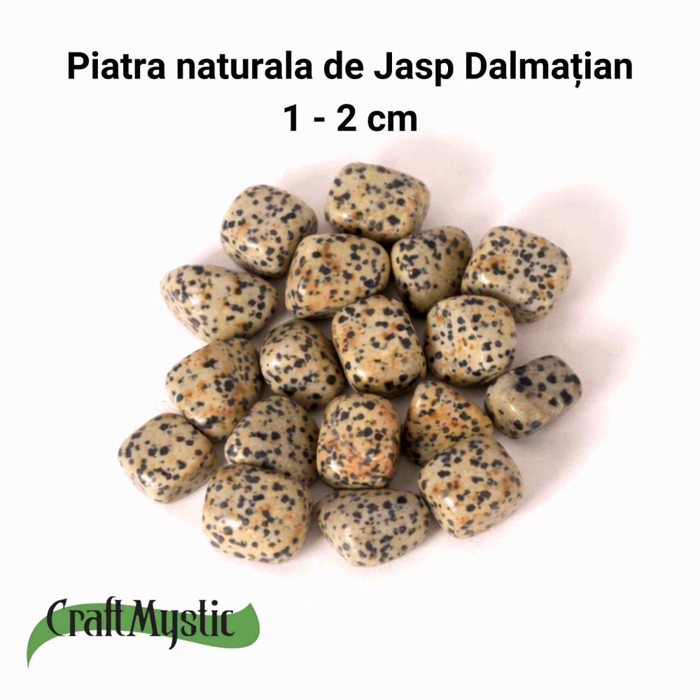 Jasp Dalmatian rulat – o piatra care aduce echilibru, stabilitate si o legatura blanda cu natura [4]