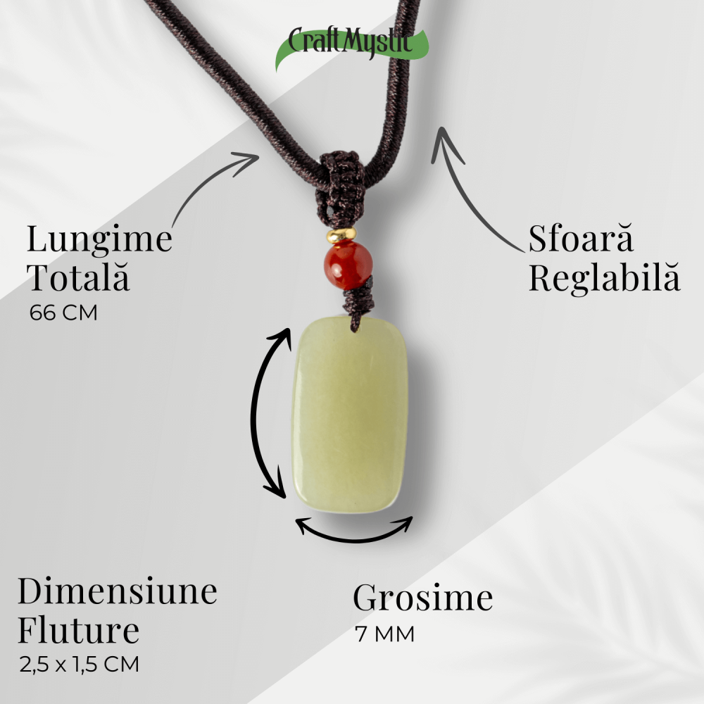 Armonie si Protectie – Colier din Jad Hetian (Nefrit) Natural [4]