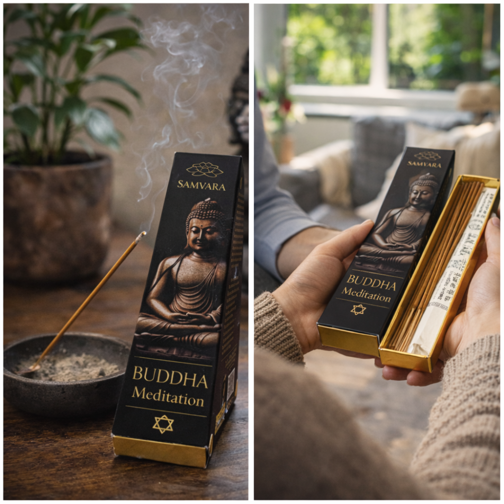 Betisoare parfumate Buddha Meditation – Banjara Incense | Relaxare si mindfulness [2]