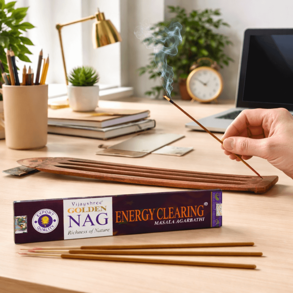Betisoare Parfumate Energy Clearing Golden Nag – Ritual de Curatare Energetica si Protectie [2]