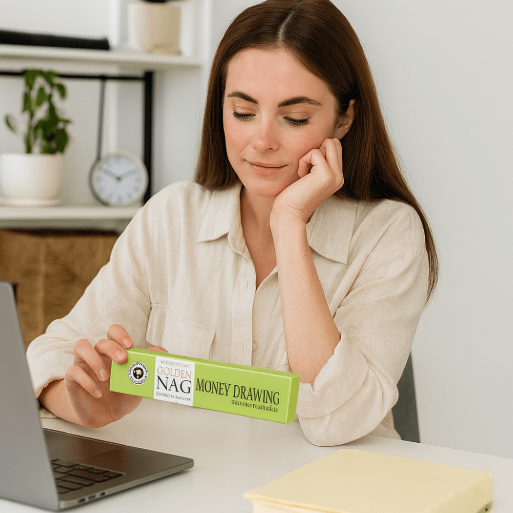 Betisoare Parfumate Golden Nag Money Drawing – Aroma de Prosperitate, Claritate si Energie Pozitiva [3]
