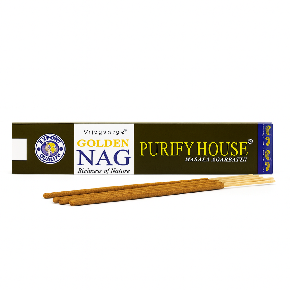 Betisoare Parfumate Golden Nag Purify House – Aromă de Curatare, Claritate si Armonie in Spatiu [1]