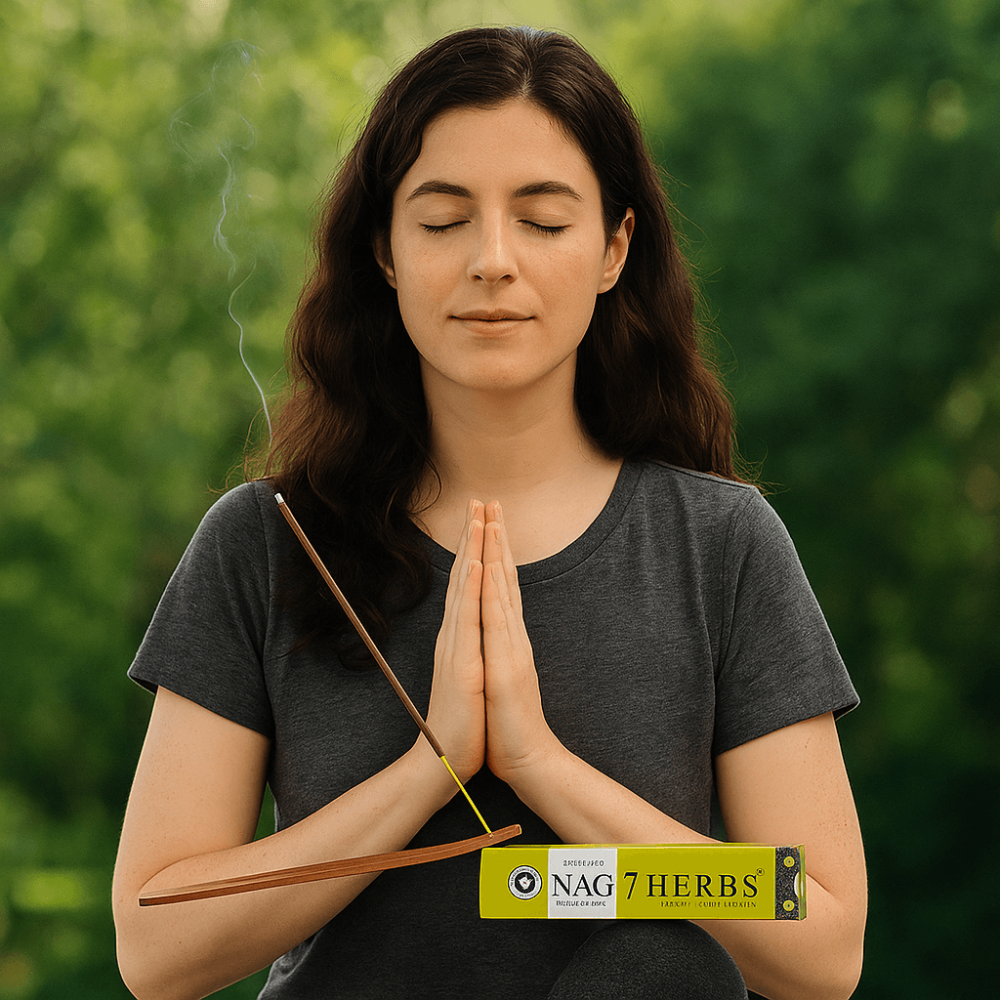 Betisoare Parfumate Golden Nag 7 Herbs – Aroma Sacra, Curatare Energetica si Armonie Naturala [3]